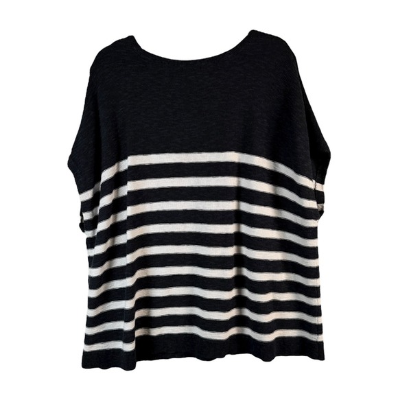 J Jill WearEver Collection‎ Size 4x Striped Relaxed Fit Knit Sweater - Picture 2 of 7